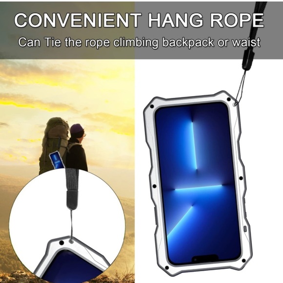 WindFlying Compatible With iPhone 13 Pro Max Metal Case - Picture 11 of 11